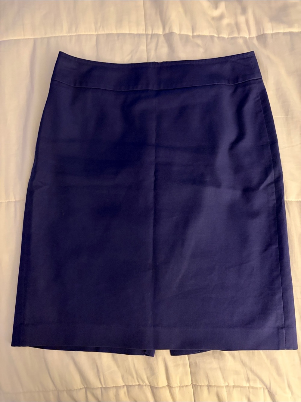 Ann Taylor Deep Purple Lined Pencil Skirt Size 10